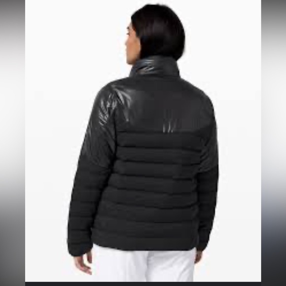 lululemon wunder puff athletica black goose down Black Puffer Jacket - Picture 5 of 9